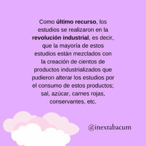 Comparativa sobre consecuencias del tabaco y estadísticas de salud en el uso no inhalado