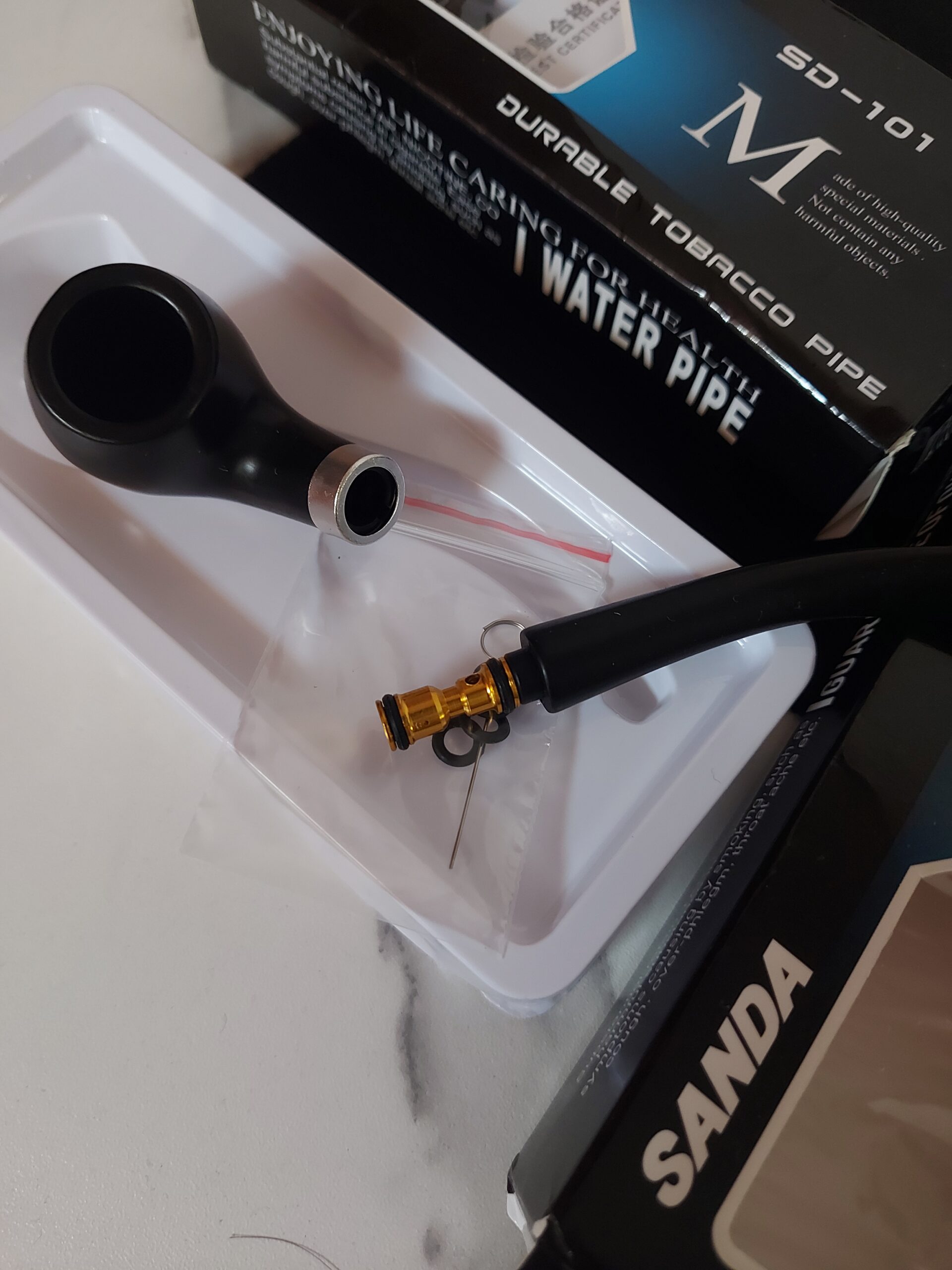 Pipa de Madera con Cuerpo de Resina | 12 cm: imagen 4